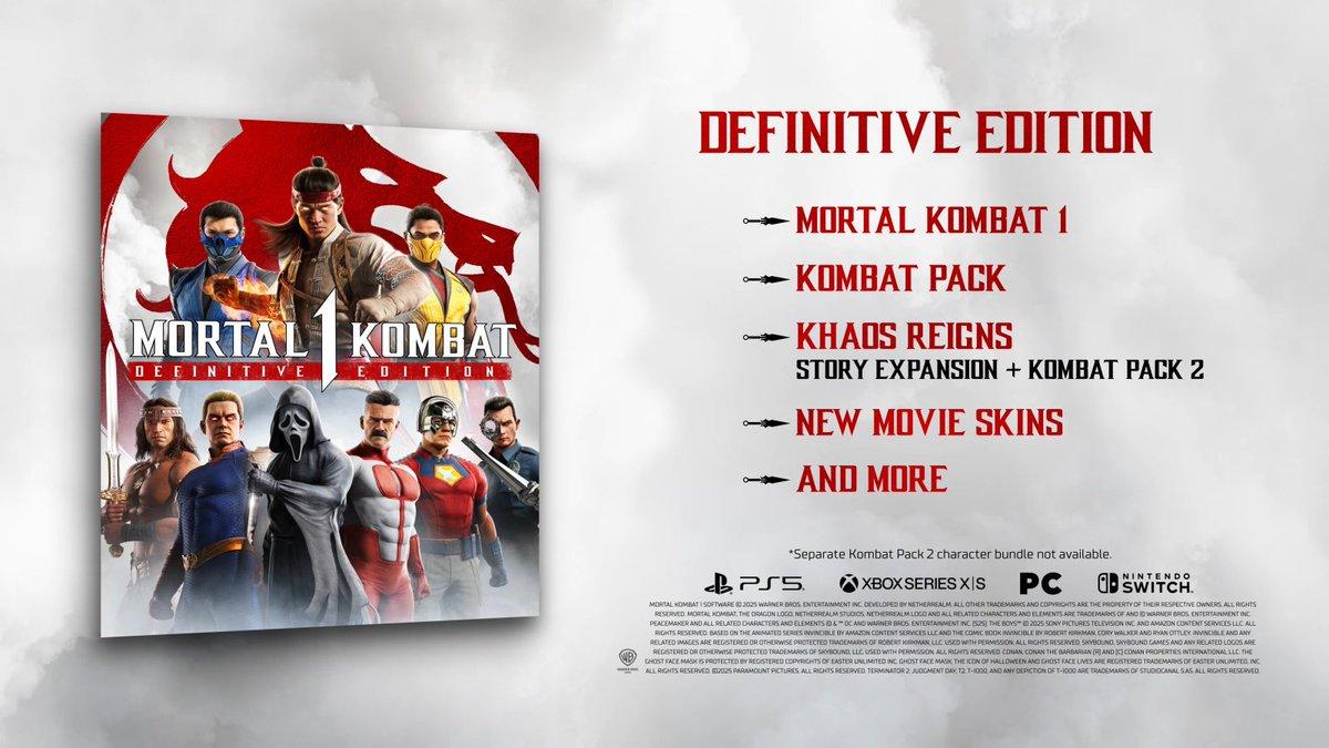 Warner Bros. Unveils ‘Mortal Kombat 1: Definitive Edition’ with New Movie Skins, Post 48% Gaming Revenue Drop